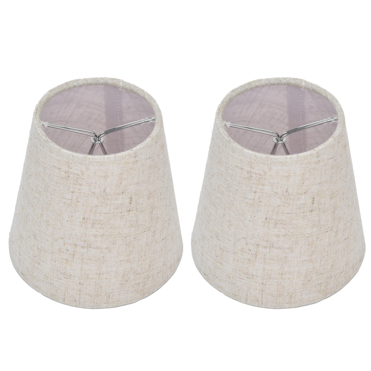 Lot de 2 Couvercles Abat-Jour Tissu E14