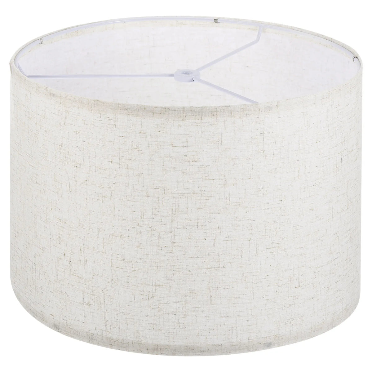 Abat-jour Tambour Lin Beige 33cm