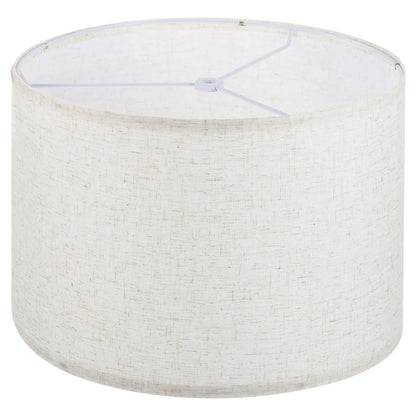 Abat-jour Tambour Lin Beige 33cm