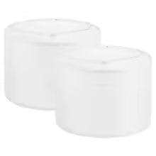 Abat-jour Tambour Rond Lin Blanc 33cm