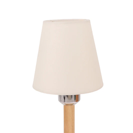 Abat-jour Moderne Beige Tissu Ambiance Cosy