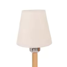 Abat-jour Moderne Beige Tissu Ambiance Cosy