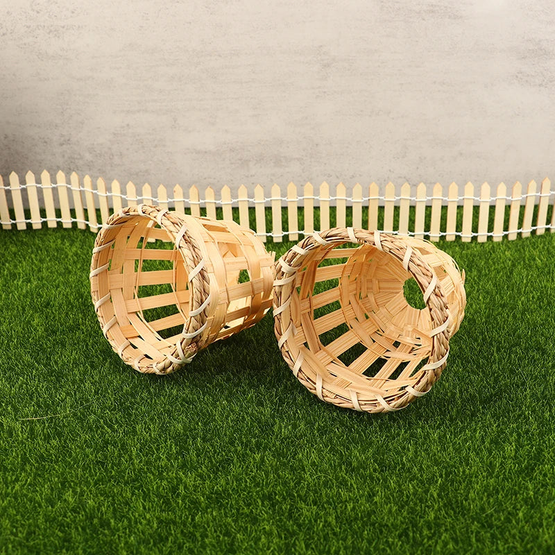 Abat-jour Rotin Naturel Tressé - Lot de 2