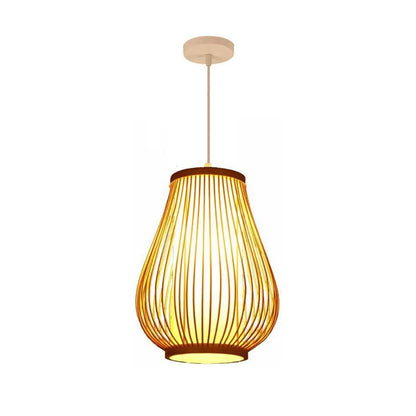 Lustre Bambou Artisanal - Suspension Naturelle