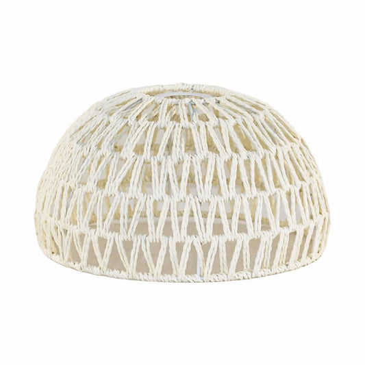 Abat-jour Suspension Rotin Vintage Bohème Chic