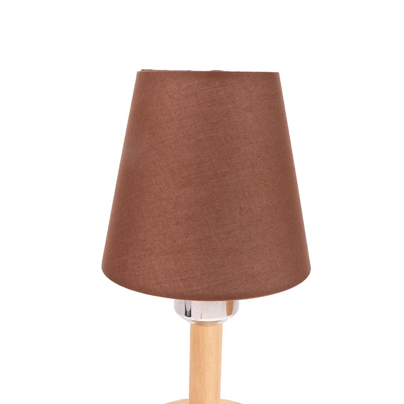 Abat-jour Tissu Café Moderne
