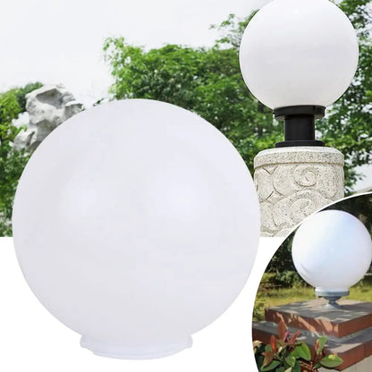 Abat-jour Globe Laiteux Blanc - Douceur Lumineuse