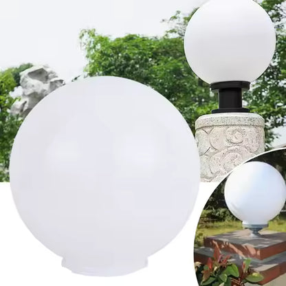 Abat-jour Globe Laiteux Blanc - Douceur Lumineuse