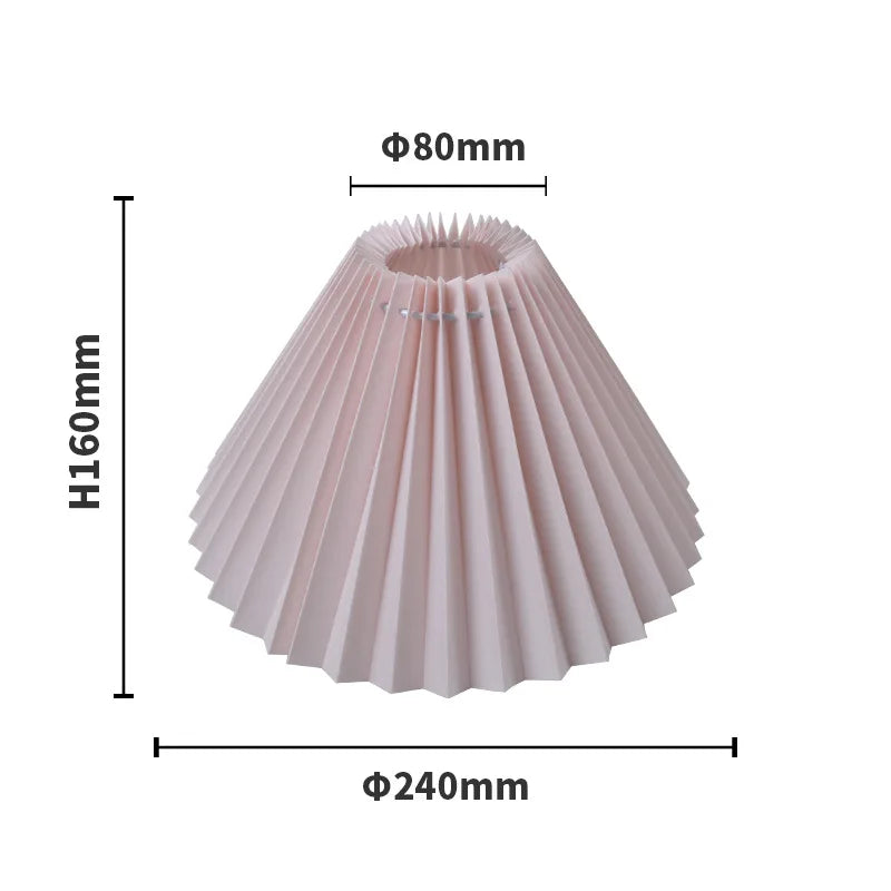 Abat-jour Plissé Design pour Lampe de Table