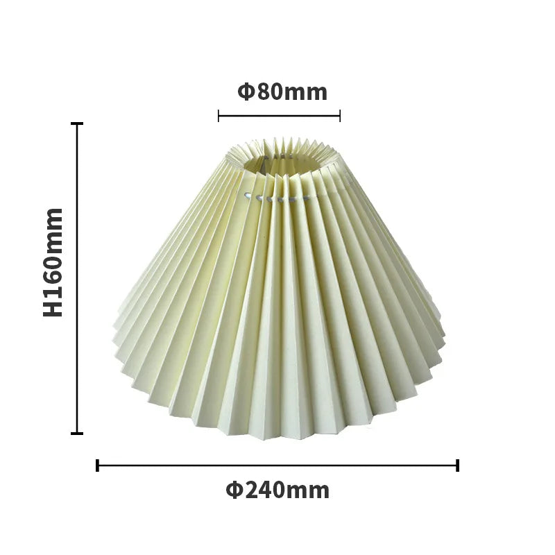 Abat-jour Plissé Design pour Lampe de Table