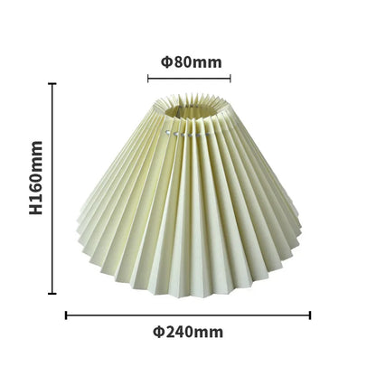 Abat-jour Plissé Design pour Lampe de Table