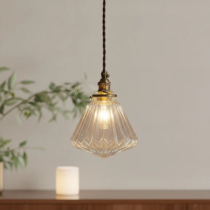 Lustre verre design minimaliste